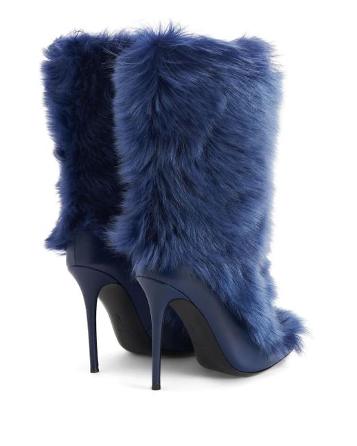 Giuseppe Zanotti Blue 105Mm Micole Boots