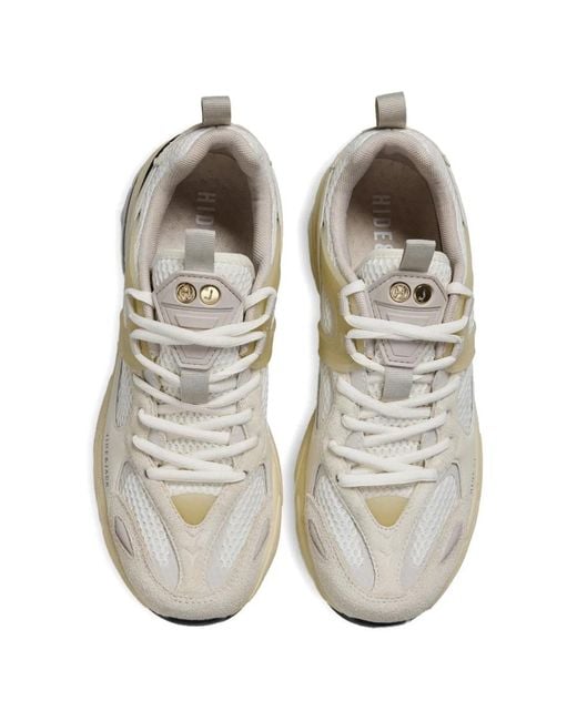 HIDE & JACK White Running 2000 Panelled Sneakers