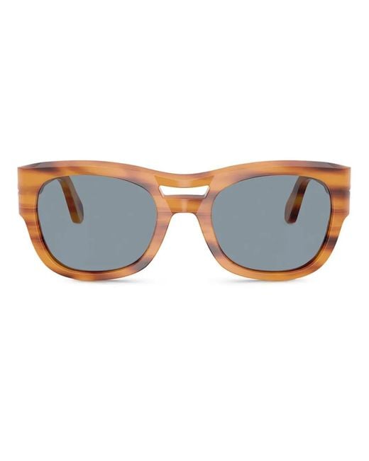 Persol Blue Double-Bridge Sunglasses