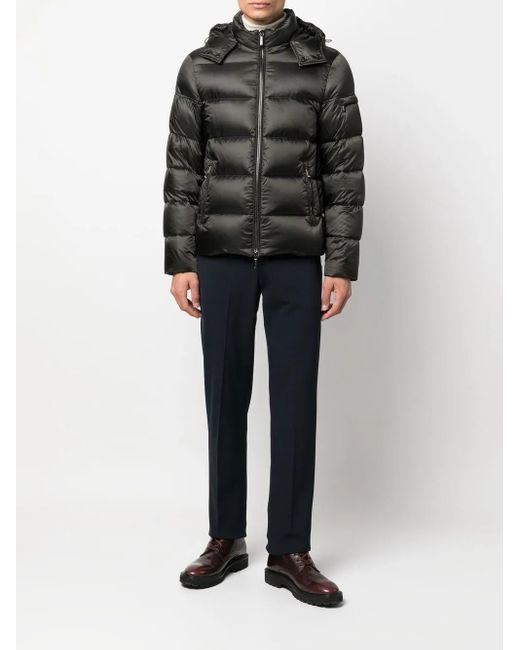 Moorer Black Brett-Sh Down Puffer Jacket for men