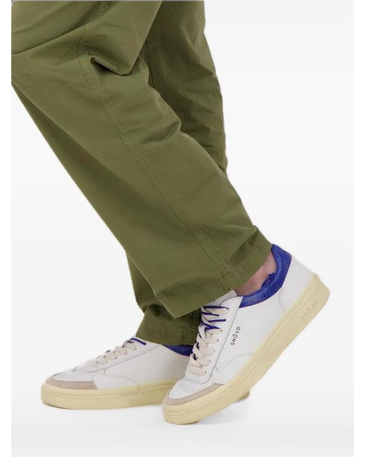 GHOUD VENICE Blue Logo-Detail Sneakers for men