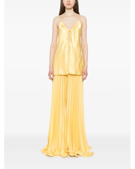SELEZZA Yellow Alexia Top