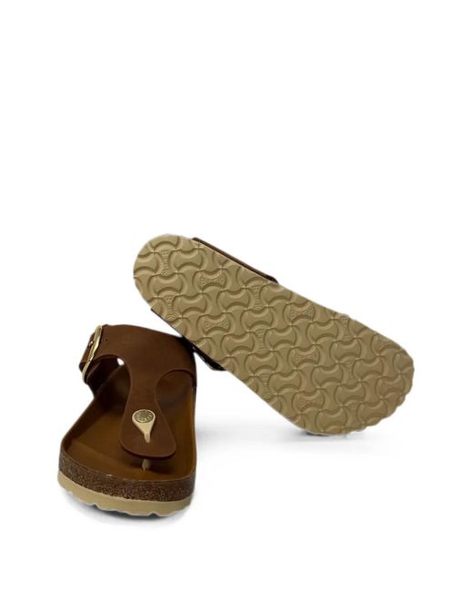 Birkenstock Brown Gizeh Big Buckle Sandals
