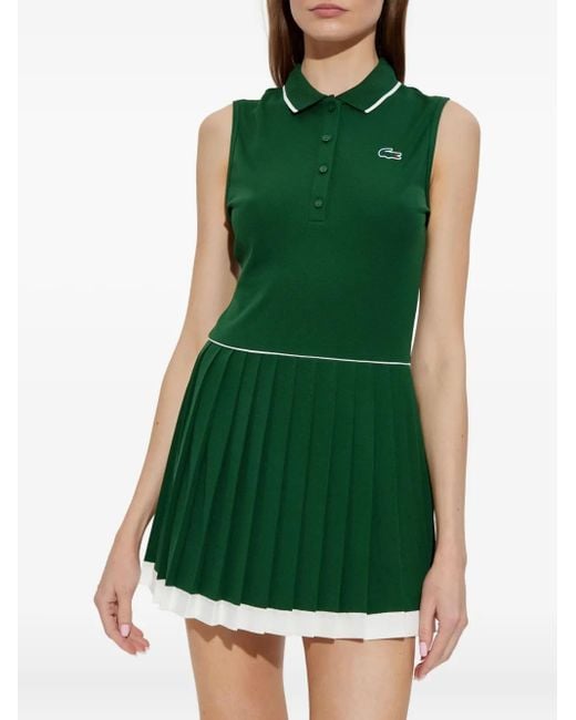 lacoste dress green Pleated Mini in lacoste dress striped