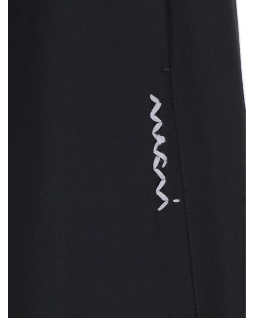Marni Broek Met Logoprint in het Blue