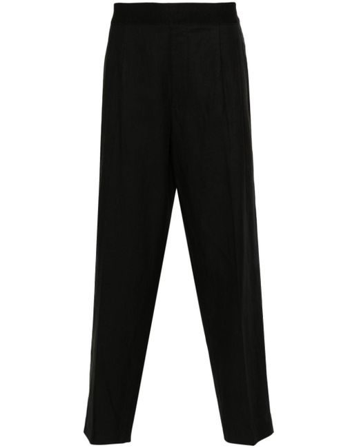 Pantalones ajustados con pinzas Neil Barrett de hombre de color Black