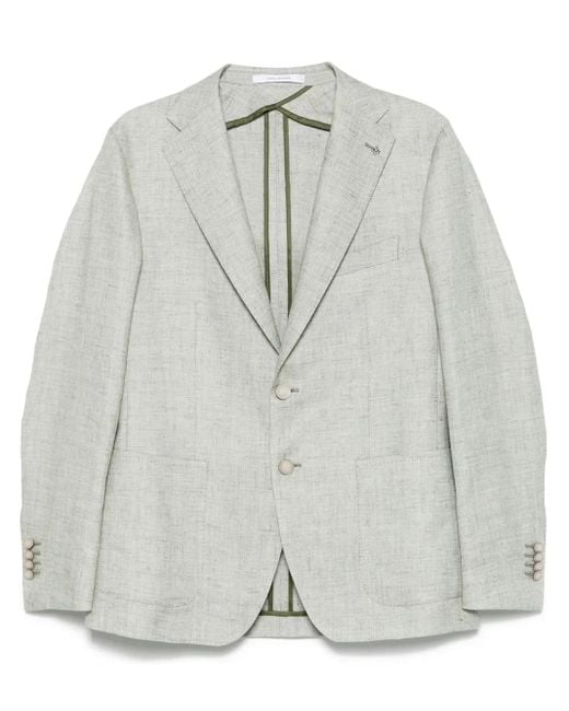 メンズ Tagliatore シングルジャケット Gray