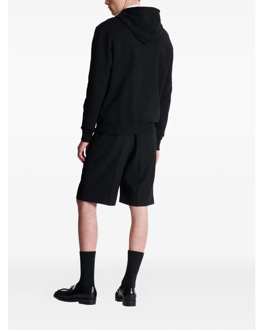 Balmain Black Classic Ls Hoodie for men