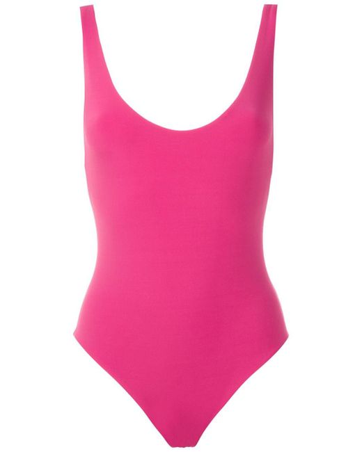 Bañador con escote en U Amir Slama de color Pink
