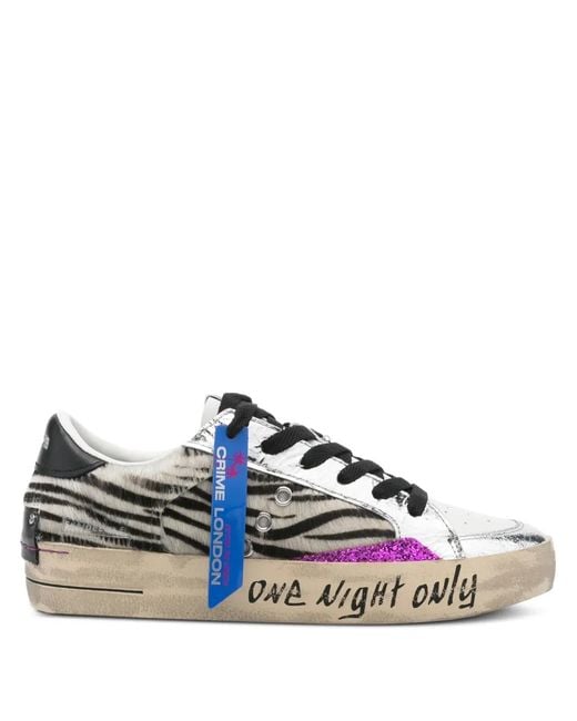 Crime London Blue Sk8 Deluxe Sneakers