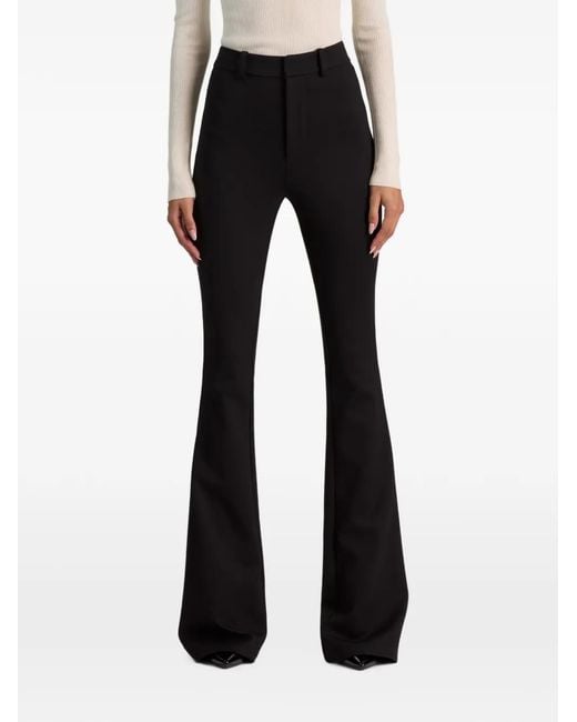 Alice + Olivia Black Kerry Bootcut Trousers