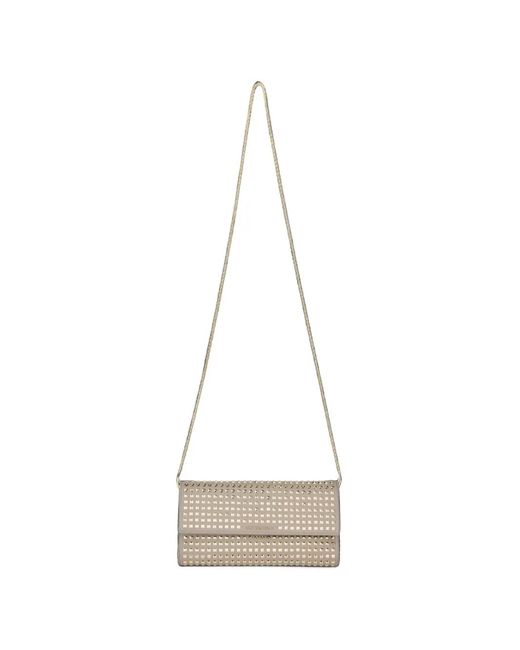 Kat Maconie White Victoria Stud-Embellished Shoulder Bag