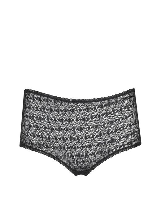Laura Urbinati Gray Culotte En Dentelle