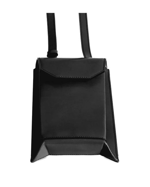 Merryl Tielman Black Joost Leather Cross Body Bag