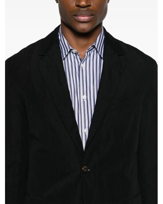 Forme D'expression Black 1B Lounge Single-Breasted Blazer for men