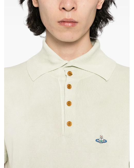 Vivienne Westwood White Alex Polo Shirt for men