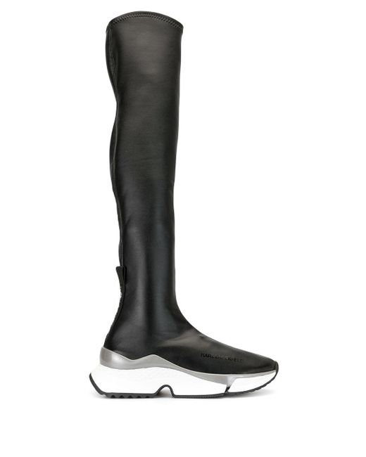 Karl Lagerfeld Aventur Boots in Black | Lyst