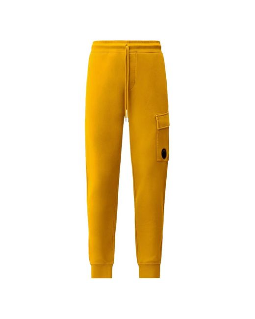 C P Company Yellow Lens-Detail Track Pants for men
