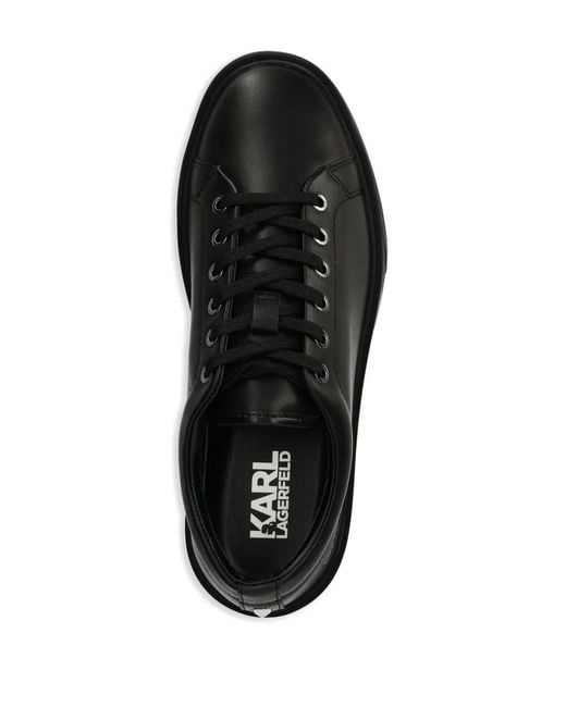 Karl Lagerfeld Black Flint Sneakers for men