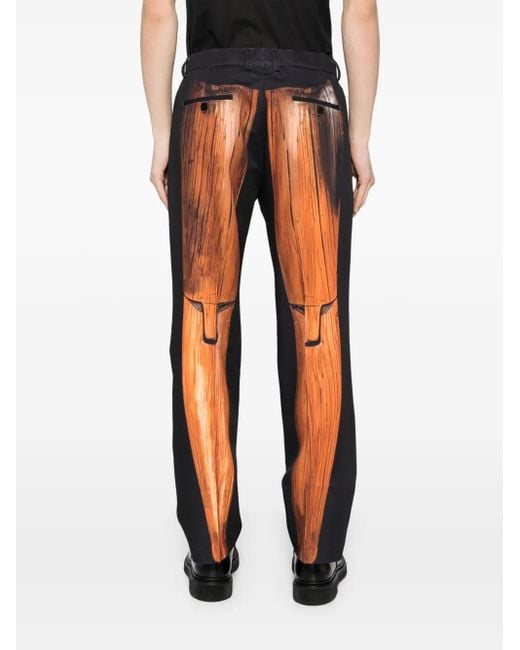 Kidsuper Blue Mannequin Figure Trousers for men