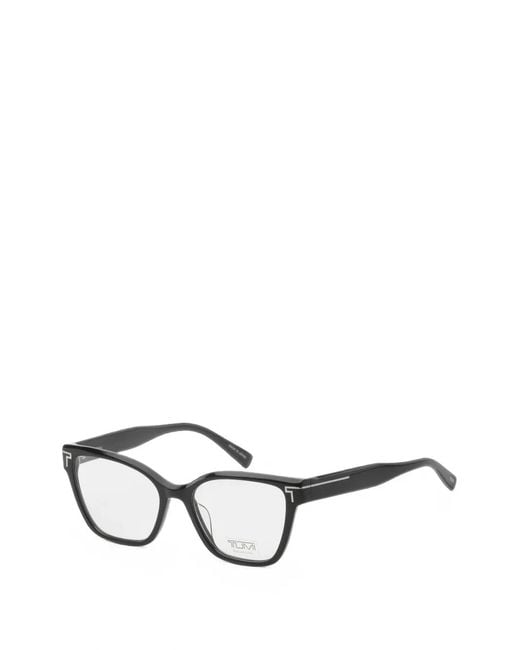 Tumi White Geometric-Frame Glasses for men