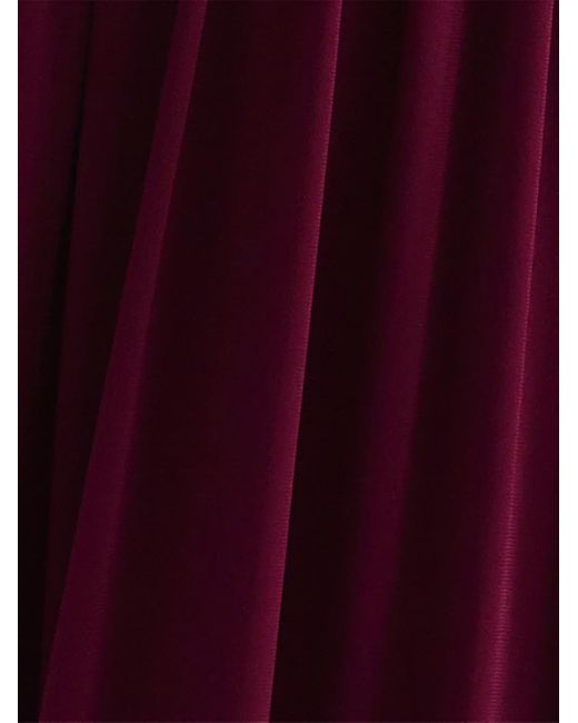 Eres Purple Ines Halterneck Long Dress
