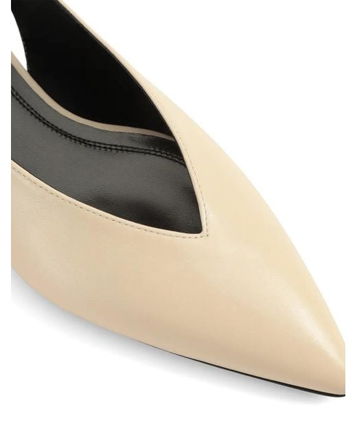 Sergio Rossi Natural Point-Toe Pumps