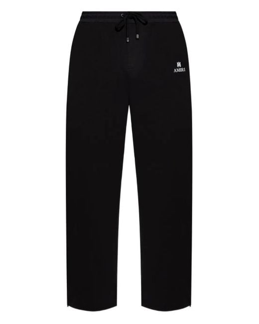 Amiri Black Drawstring Track Pants for men