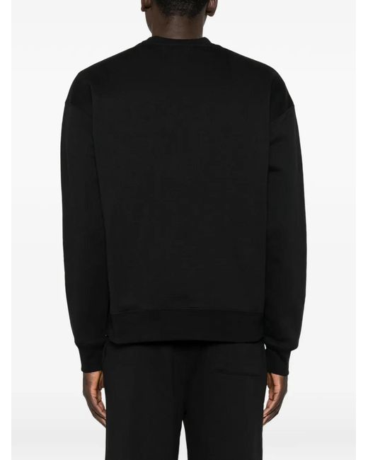 Woc Black Logo-Patch Sweatshirt for men