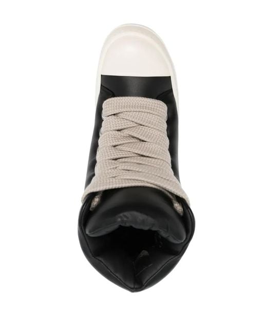 Rick Owens Ssense Exclusive Black Kembra Pfahler Edition Jumbo Lace Sneakers