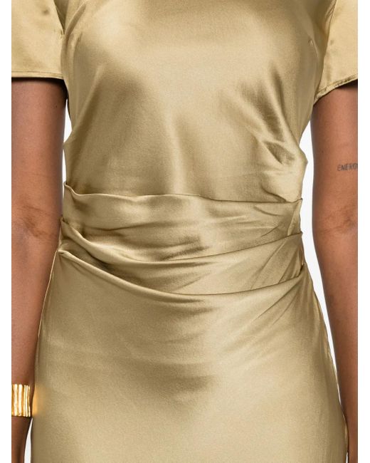 Staud Marcel Jurk in het Metallic