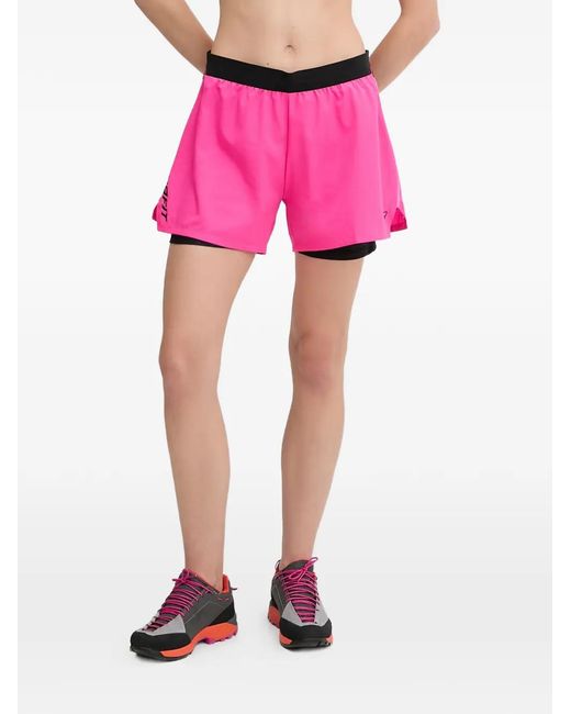 Dynafit Pink Alpine Pro 2In1 Shorts
