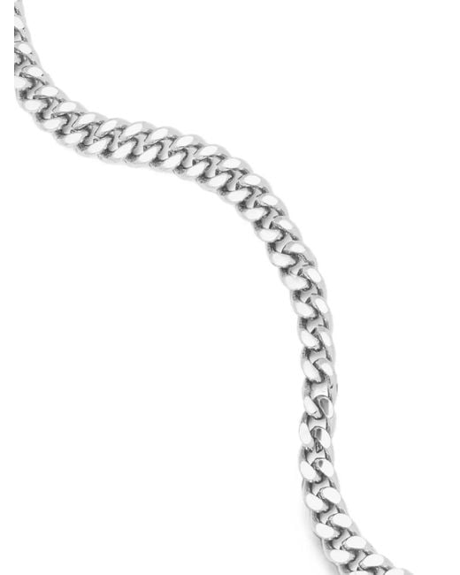 Yoj Metallic Teddy Curb-Link Necklace