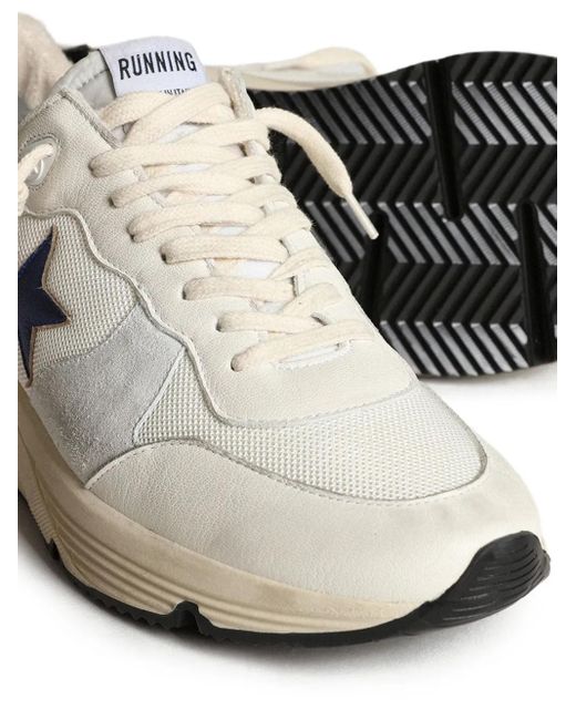 Golden Goose Deluxe Brand White Running Low-Top Sneakers for men