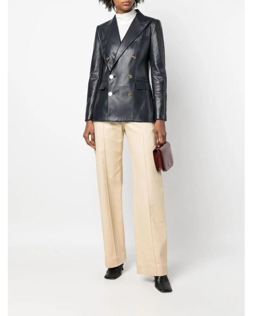 Ralph Lauren Black Camden Double-Breasted Blazer