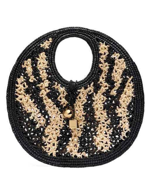Jacquemus Black 'The Small Round Beach Bag'