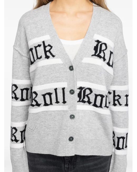 Zadig & Voltaire Gray Cardigan Mirkaz
