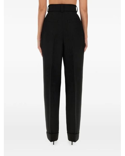 Max Mara Black Street Piano Trousers