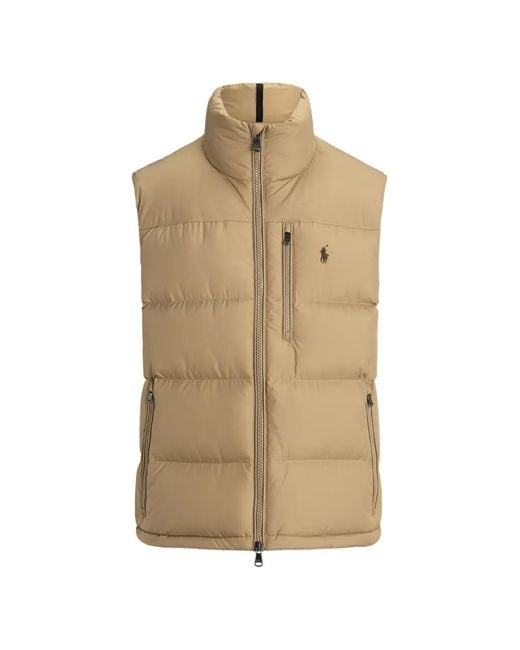 Polo Ralph Lauren Natural Zip-Fastening Puffer Gilet for men