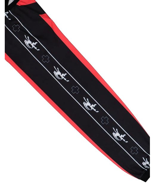 PROTOTYPES Pink Striped-Pattern Sweatshirt for men