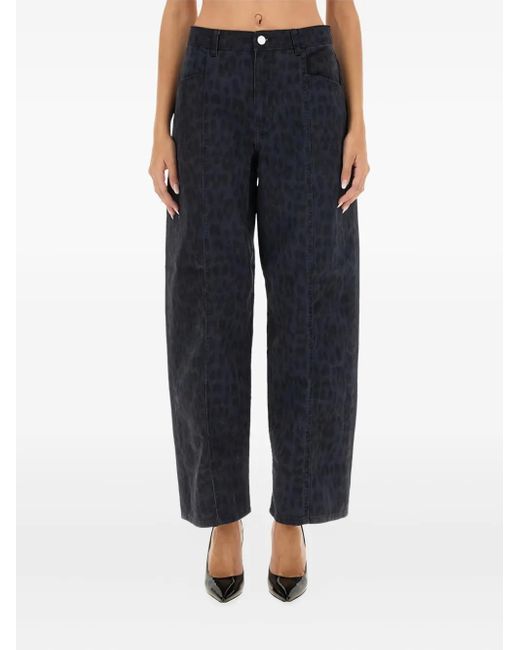 Baum und Pferdgarten Blue Leopard Print Jeans