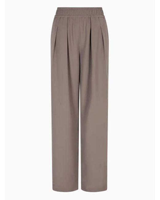 Straight Trousers Emporio Armani en coloris Brown