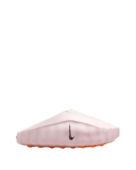 Nike Pink Mules Mind 001 À Plaque Logo