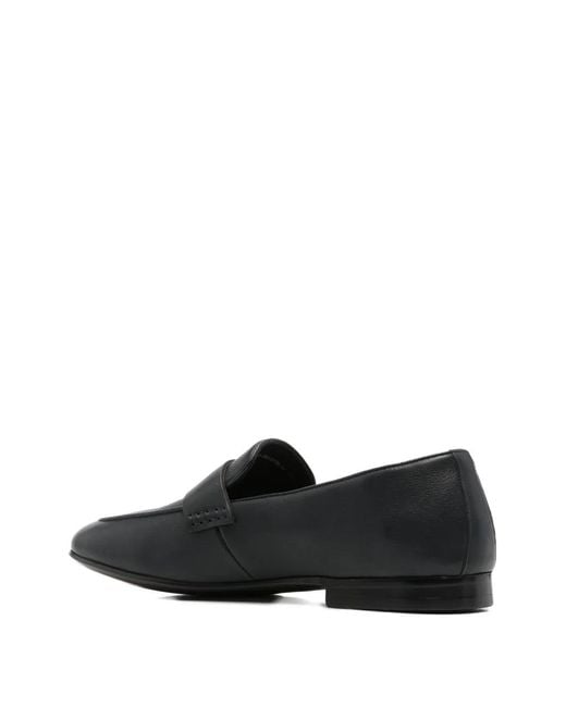 Alberto Gozzi Gray Mocassins À Empiècements Perforés for men