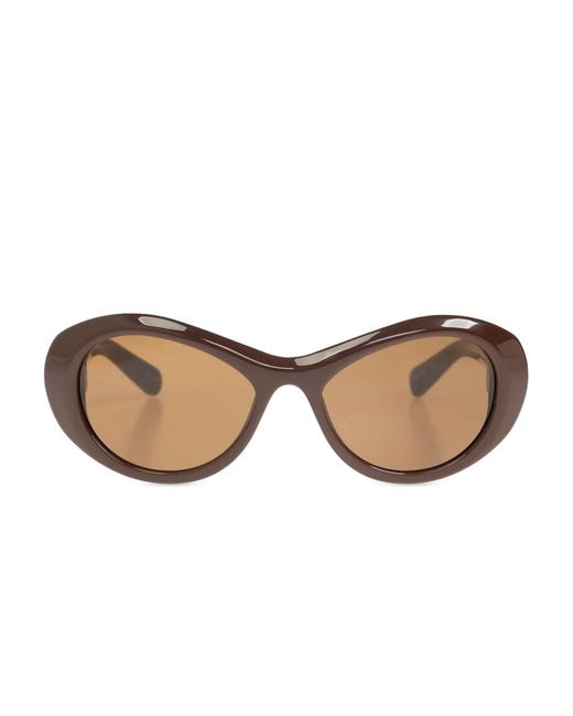 Jacquemus Natural Logo-Print Sunglasses