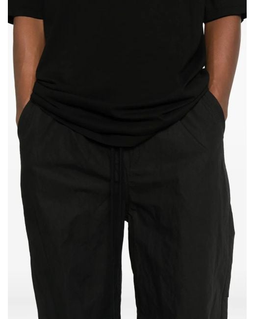 Thom Krom Gerade Hose mit elastischem Bund in Black für Herren
