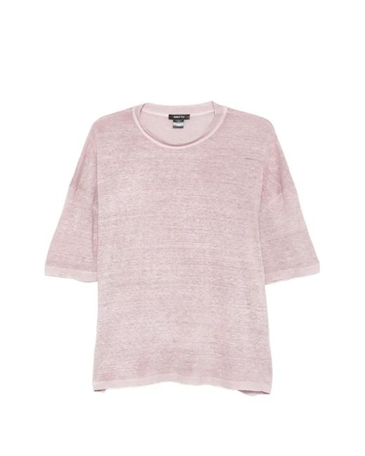 Avant Toi Pink Short-Sleeve Crew-Neck T-Shirt for men