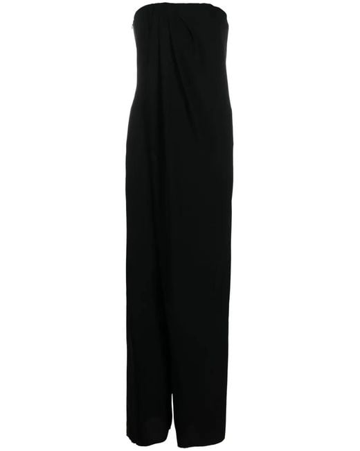 Max Mara Black Cady Bustier Jumpsuit