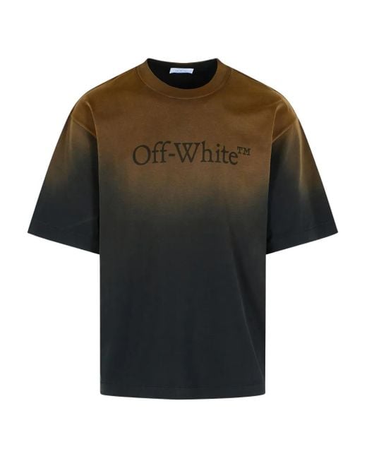 メンズ Off-White c/o Virgil Abloh グラデーション Tシャツ Black