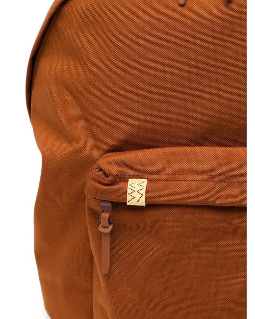 Visvim Brown Logo-Patch Backpack for men